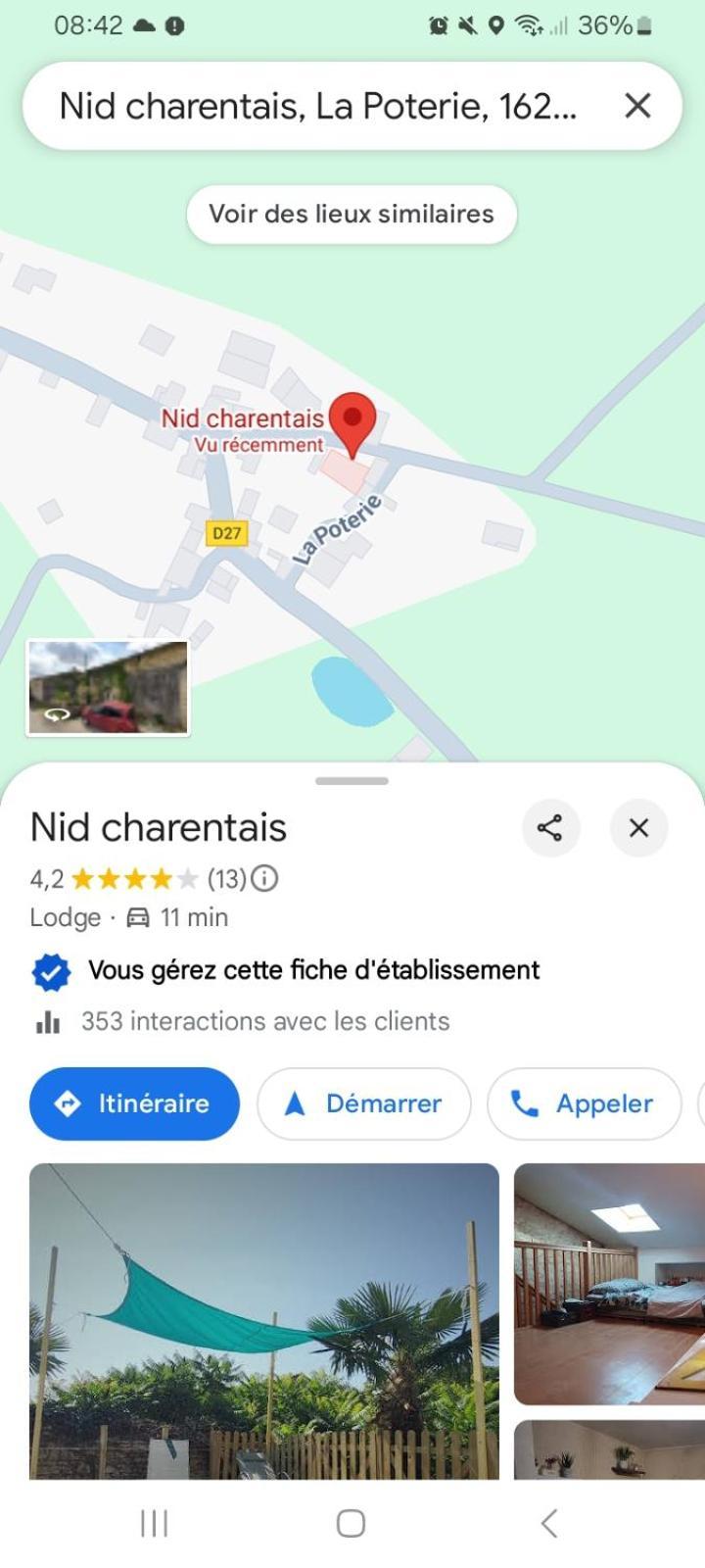 Les Chambres Du Nid Charentais La Poterie  Ngoại thất bức ảnh